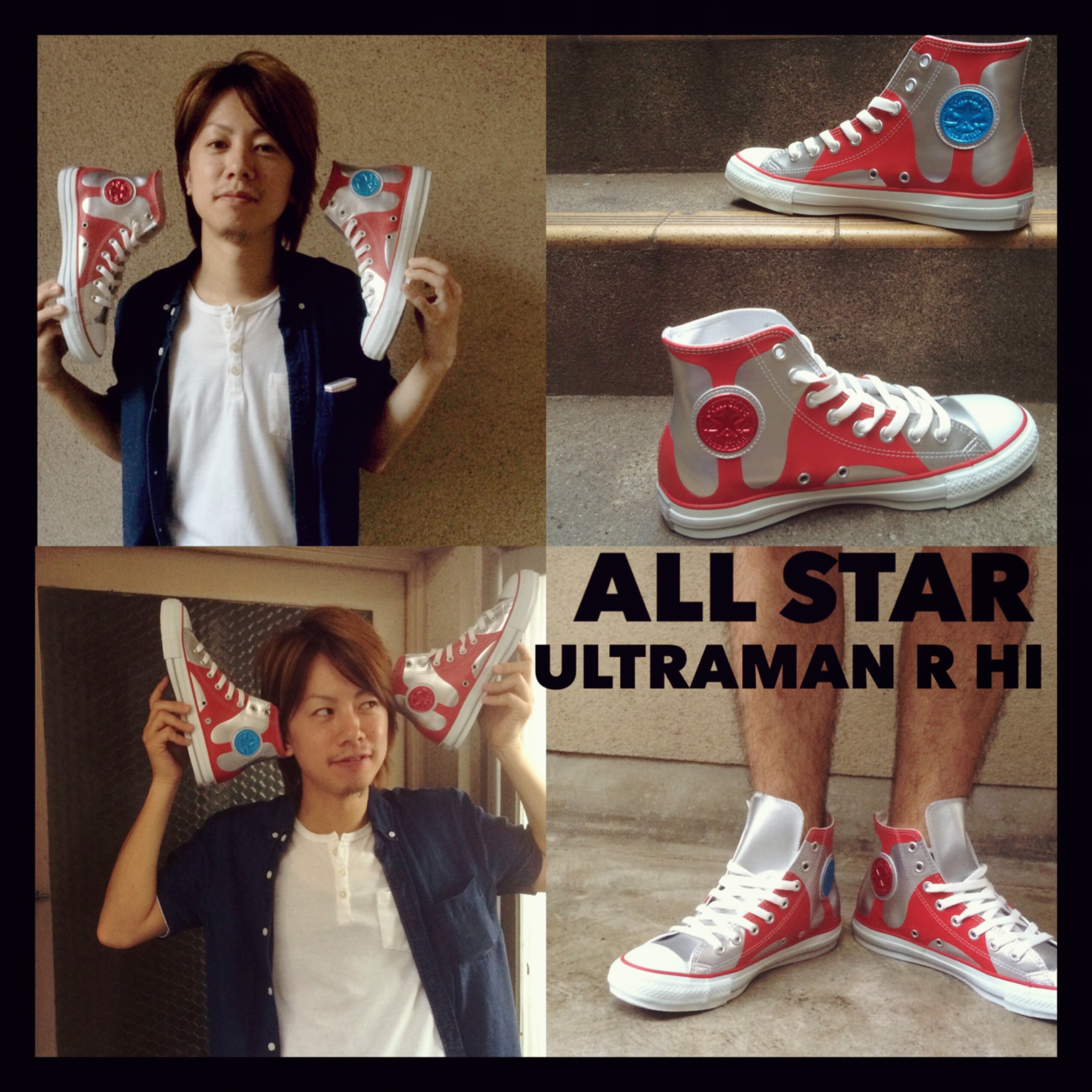 CONVERSE-ALLSTAR ULTRAMAN R HI & ALLSTAR BALTANSEIJIN R OX ...