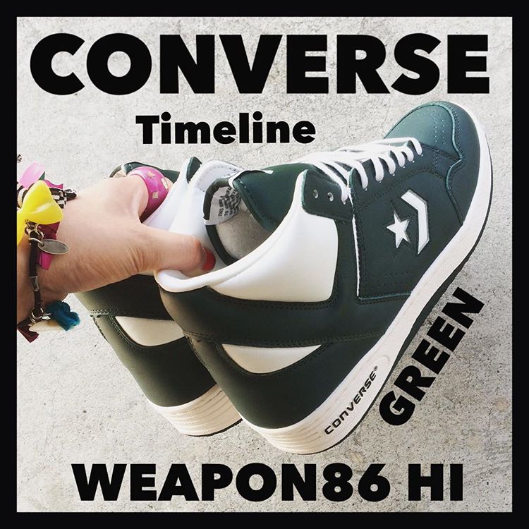 CONVERSE-Timeline-WEAPON86 HI-GREEN!! | 靴のまつや