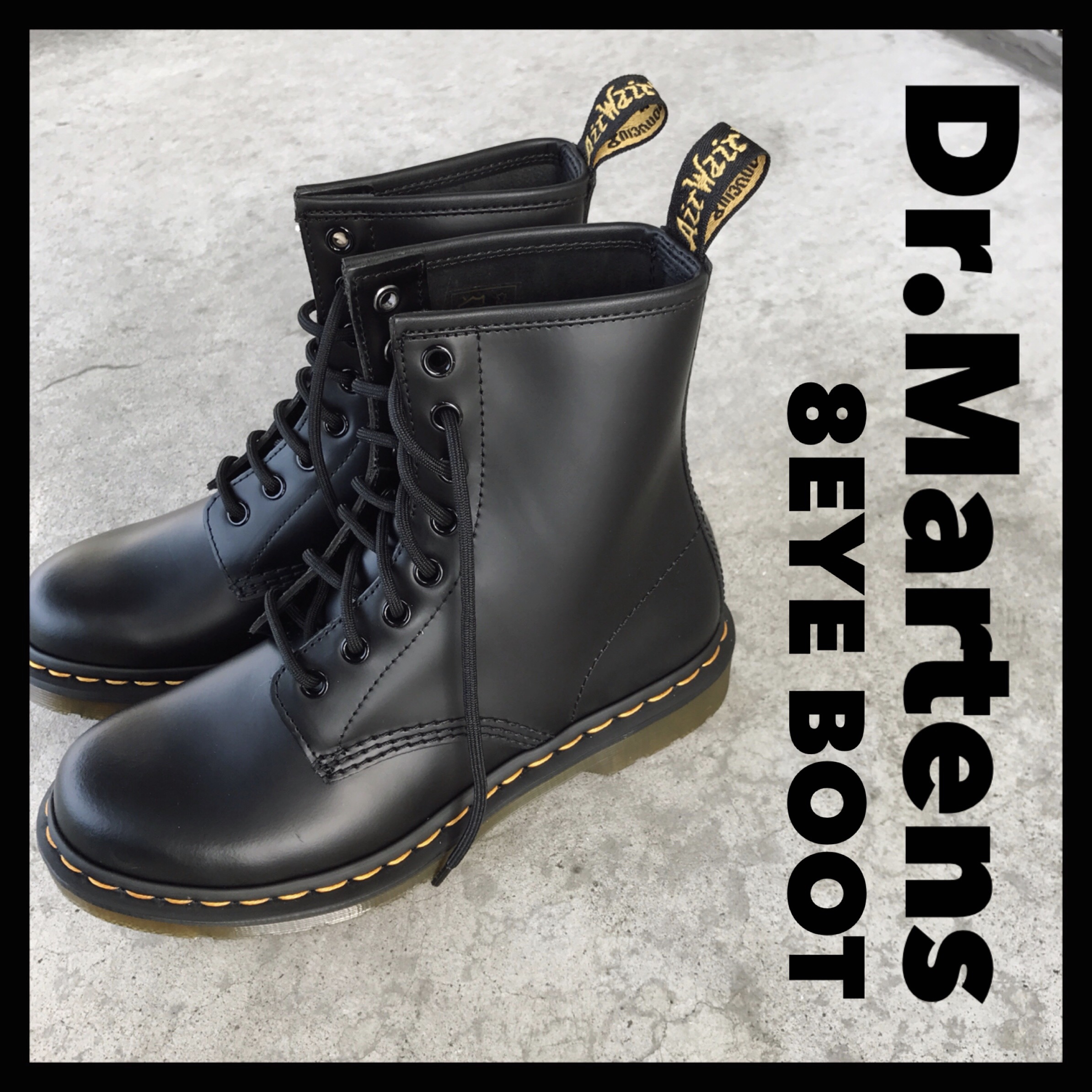 永遠の大人気BOOTS！Dｒ.Martens-ドクターマーチン-8EYE BOOTS(1460 W