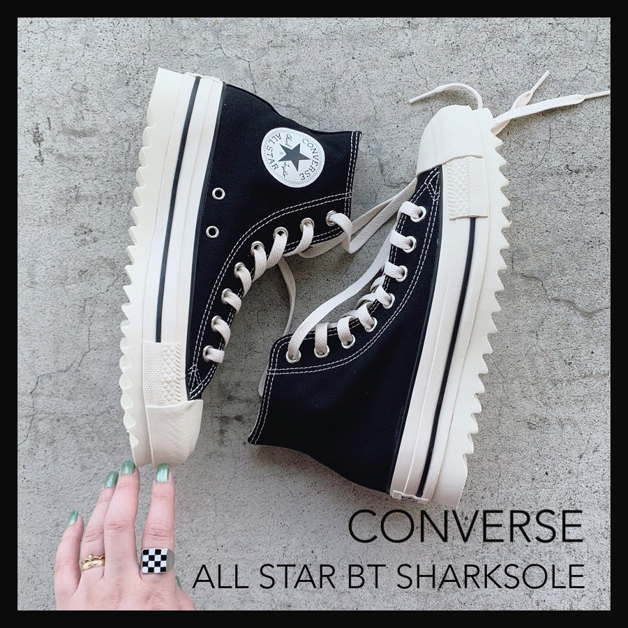 シャークソールがかわいいCONVERSE ALL STAR BT SHARKSOLE各店入荷